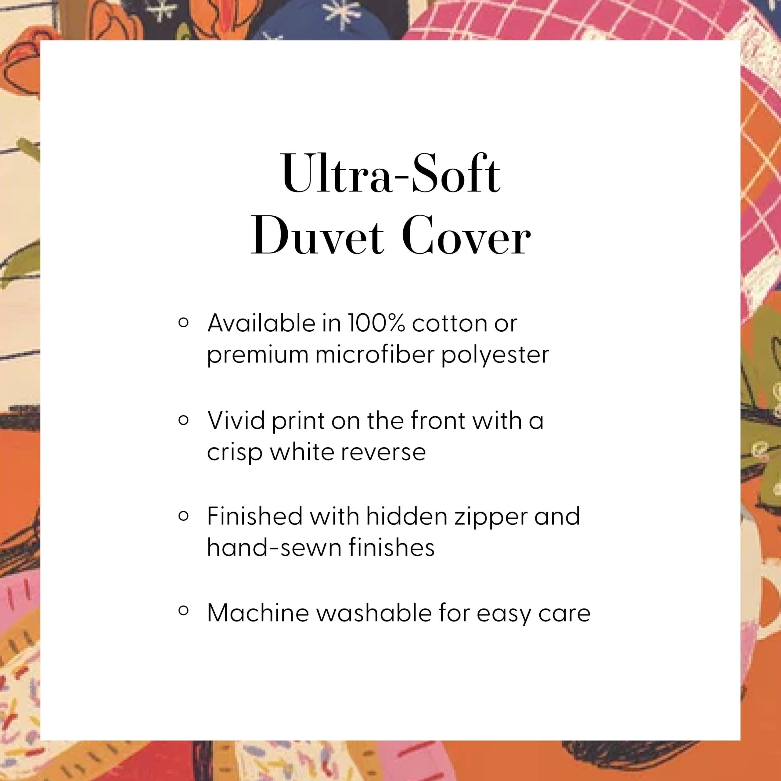 Society6 Burcu Korkmazyurek Summer Botanical Garden VIII Full/Queen Duvet Cover and 2 Pillow Shams Set, Multi - Image 3